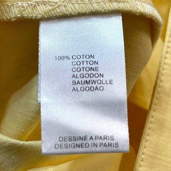 Anthropologie Antik Batik Kim Trousers in Yellow Size Large NEW - Picture 10 of 11